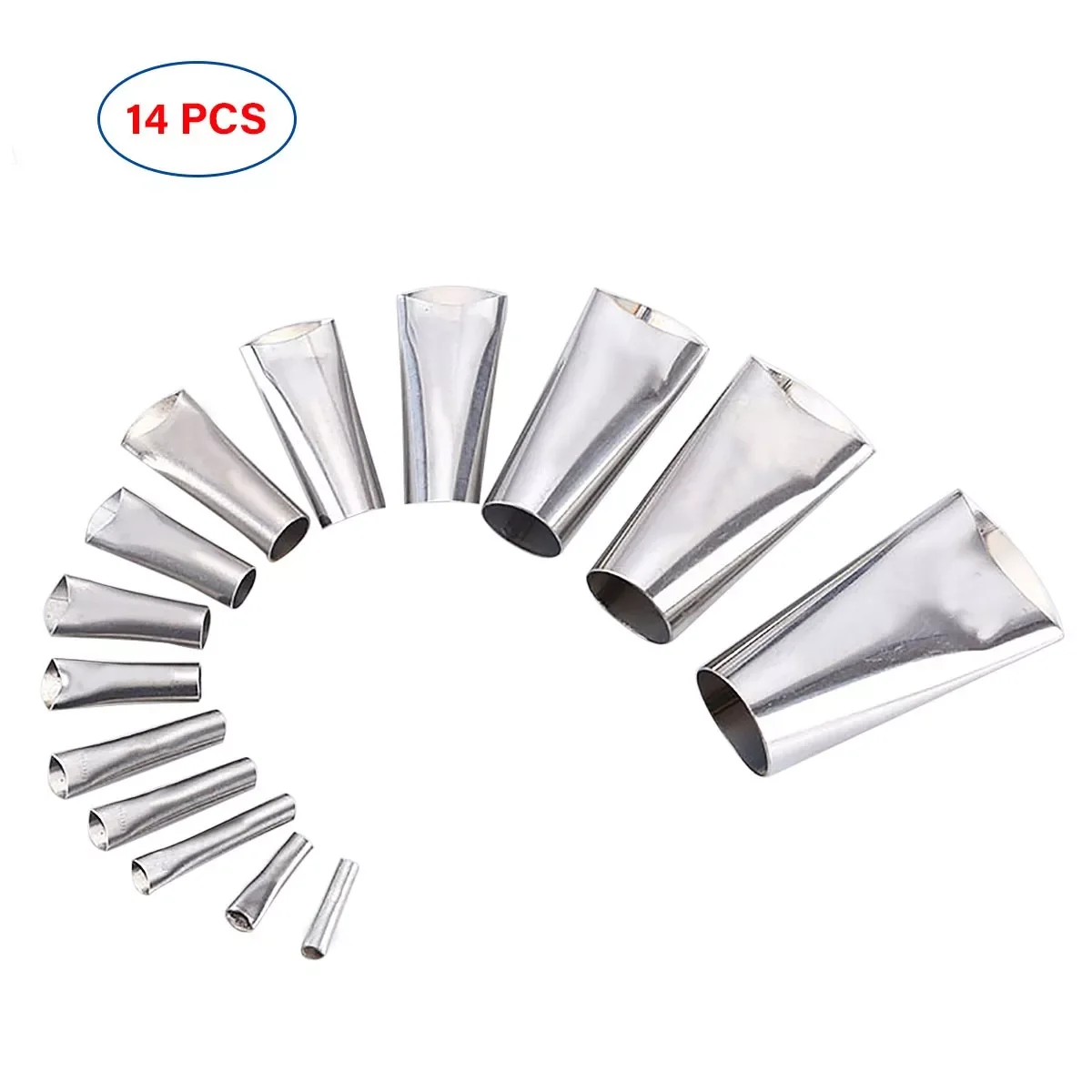 

NEW2023 14PCS Stainless Steel Caulk Nozzle Applicator Caulking Finisher Glue Silicone Sealant Finishing Tool Kitchen Bathroom Si