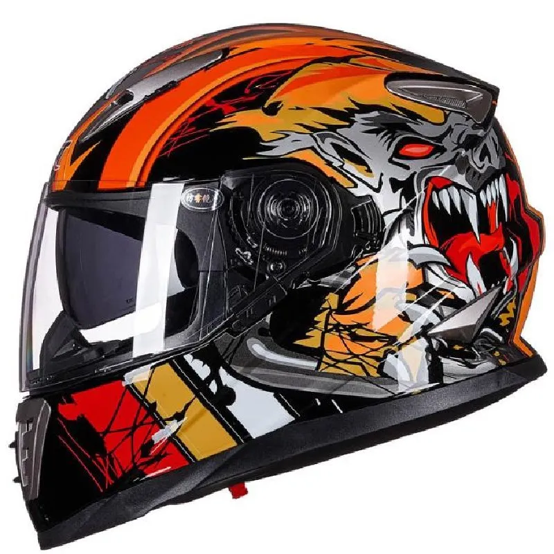 Motorcycle Helmet Full Face Flip Up Double Lens DOT Certification For Man Summer Motocross ABS Material Safety Moto Helmets Gift enlarge