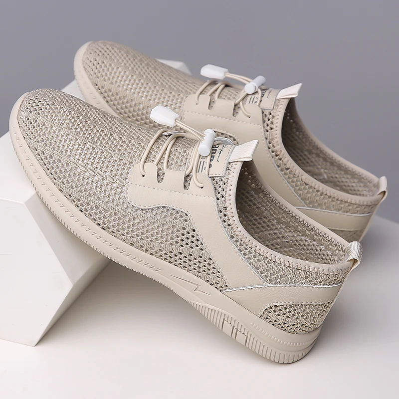 Кроссовки мужские с вырезами повседневная обувь для отдыха на открытом воздухе