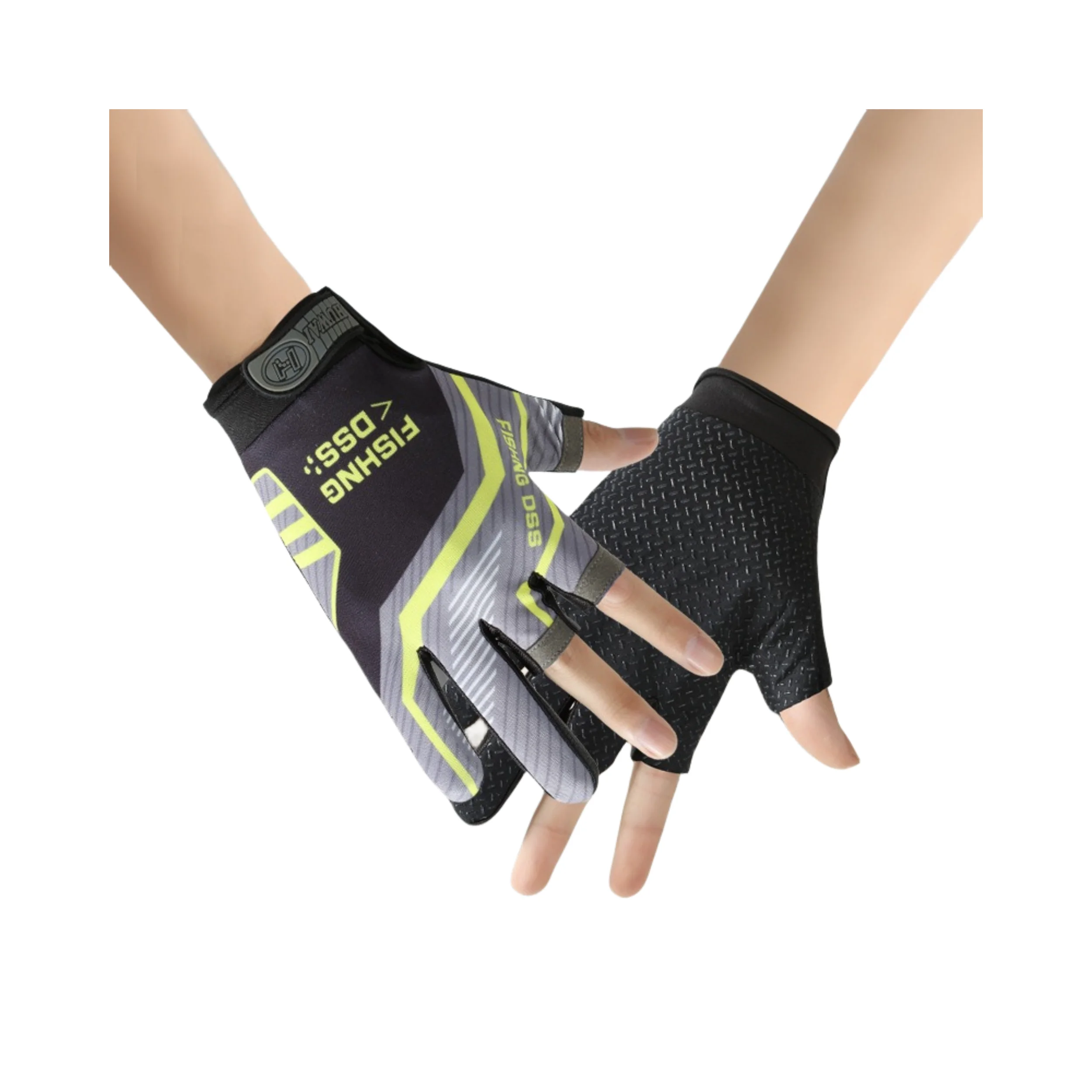 

Autumn Outdoor Fishing Gloves Three Fingers Flying Fast Dry Takeaway Non-slip Touch Screen Sports Luya