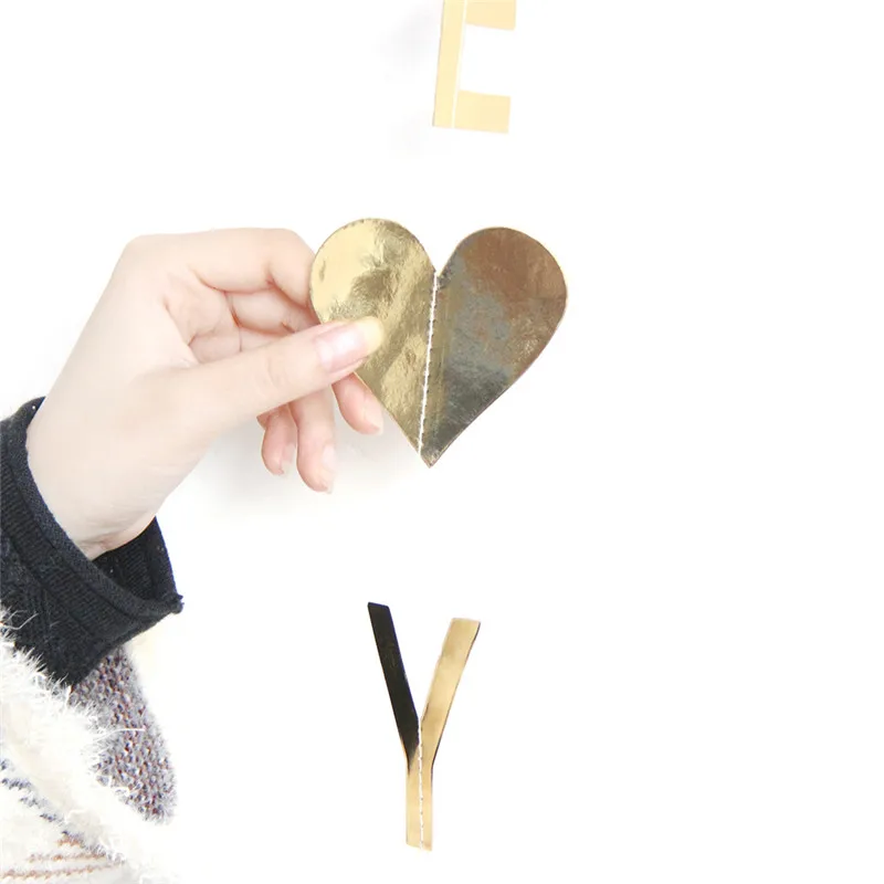 Романтическая гирлянда в виде красного сердца 110 см | Дом и сад