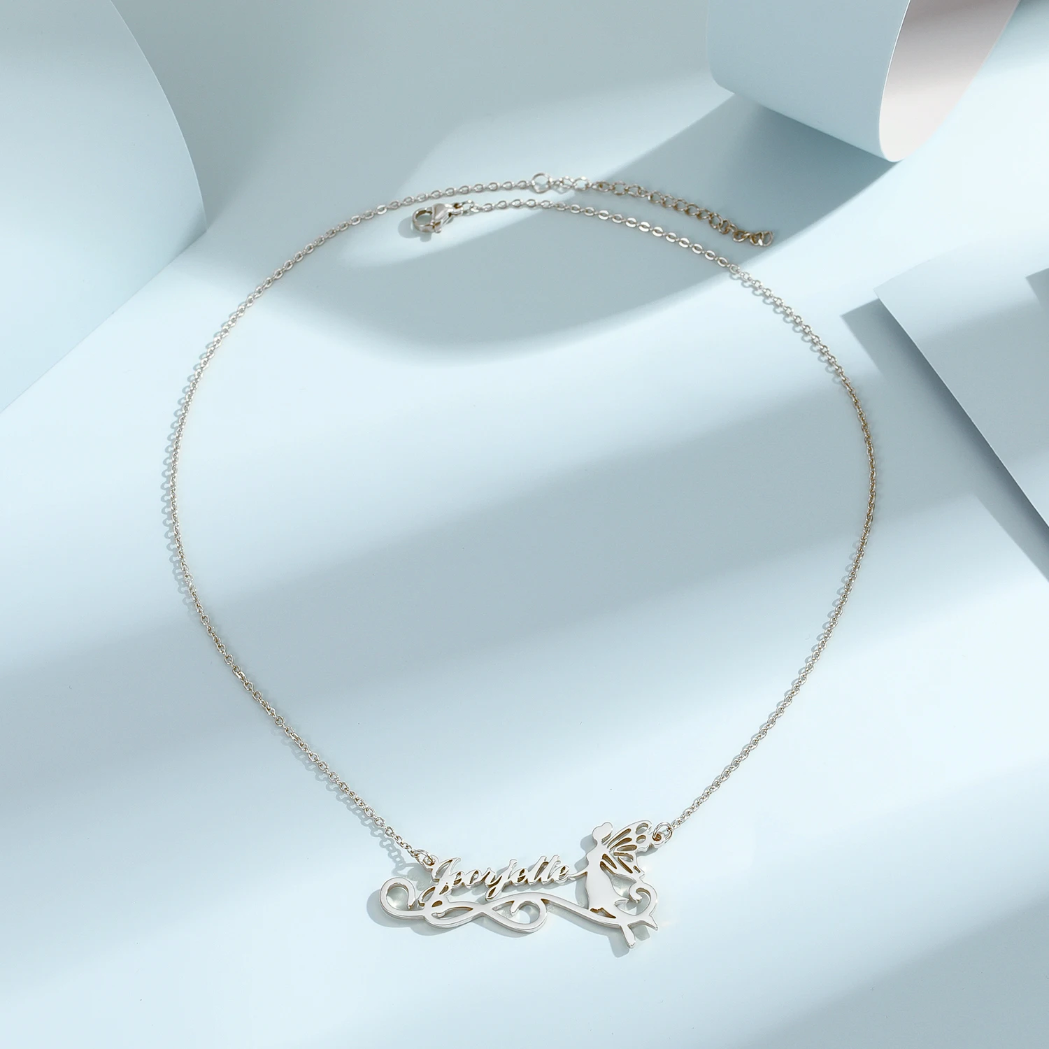 1 шт. индивидуальный персонализированный кулон с ангелом из нержавеющей стали