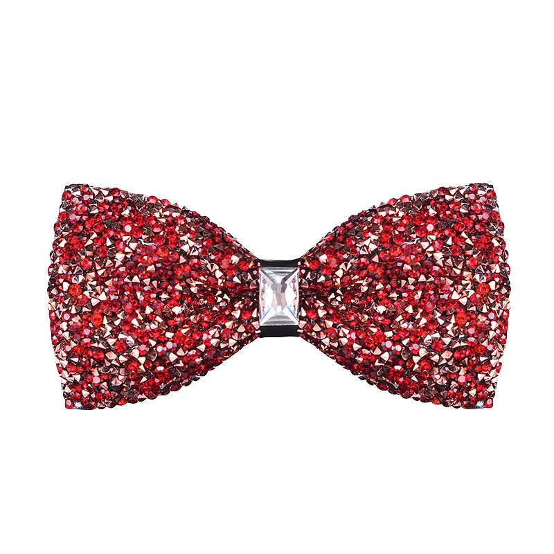 

Gold Rhinestone Black Trendy Bow Tie Wedding Men's Wedding Best Man British Men Bow Boy Bow Tie Children