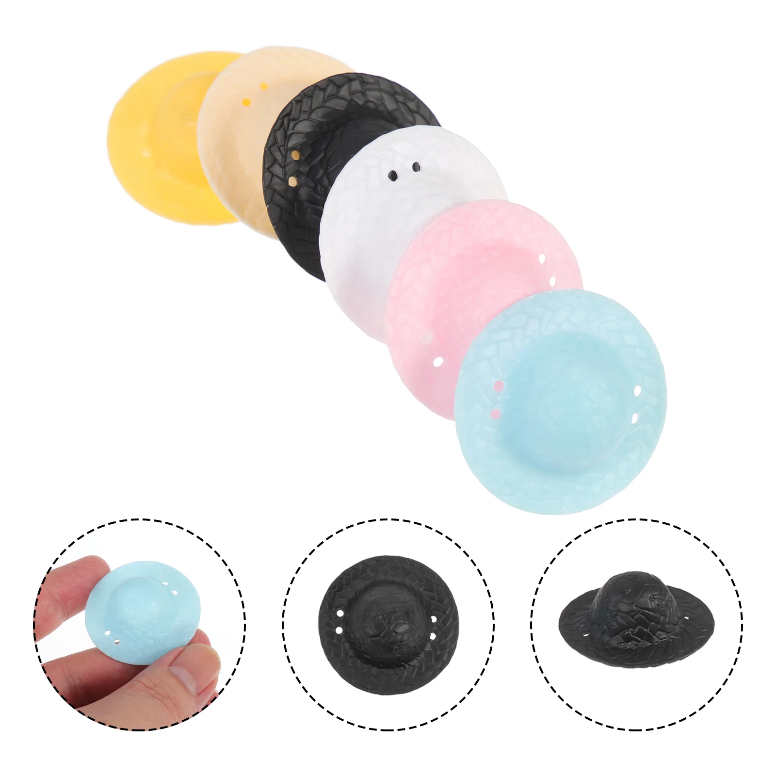 

Mini Hat Imitation Hats Simulation Household Adorns Crafts Ornaments