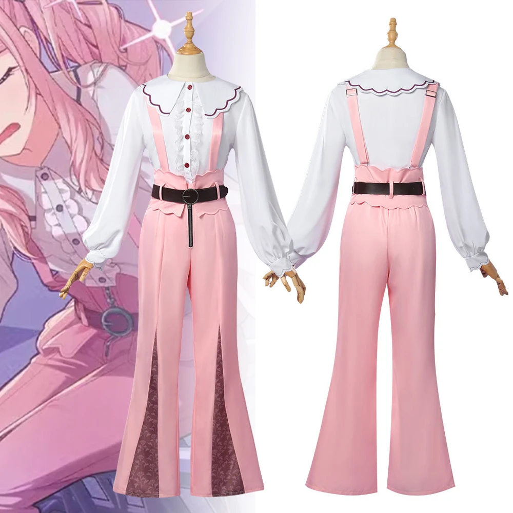 Аниме проект Sekai Colorful Stage Feat AKIYAMA MIZUKI косплей костюм женский топ розовый