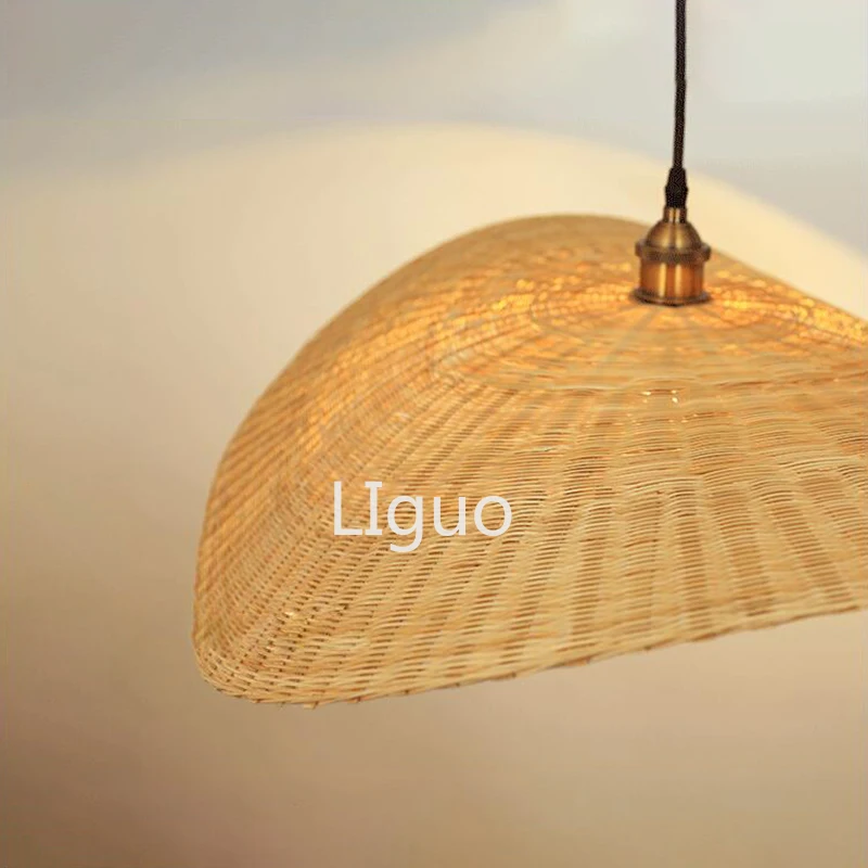 Новая китайская бамбуковая люстра светильники японский татами Подвесная лампа