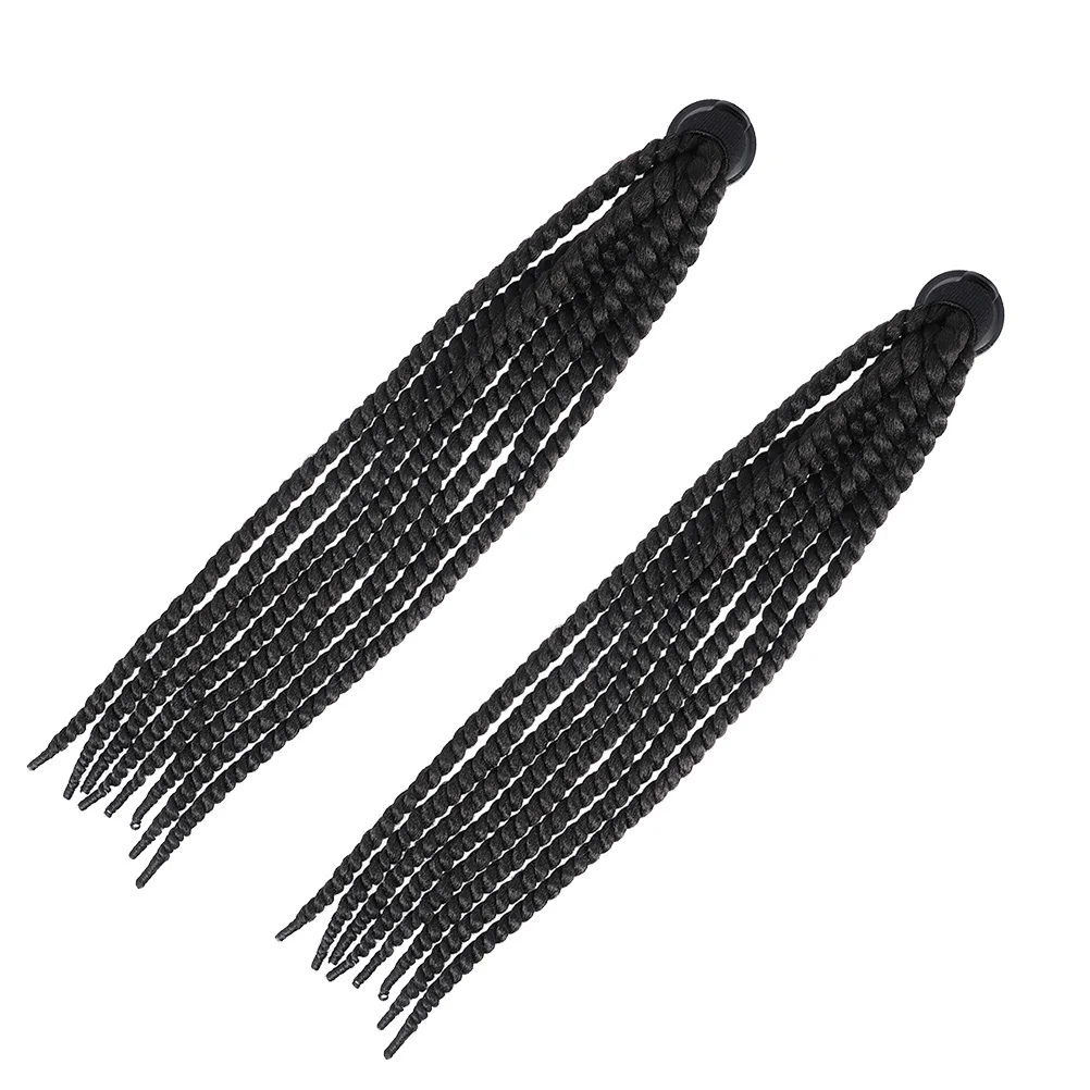 

2pcs Fashion Braids Motorcycle Ponytails Wigs for Decoration Decor Braid Decor Decoration