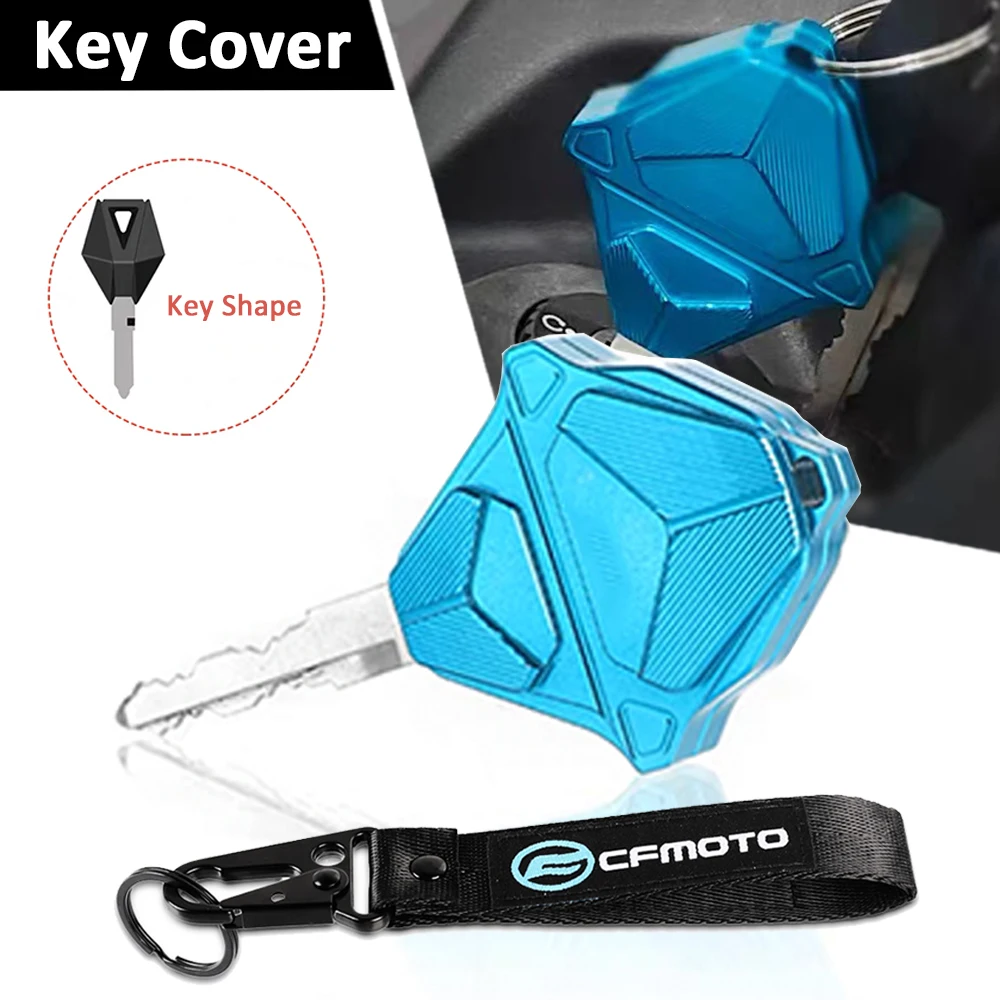 

For CFMOTO 250SR 150NK 250NK 400NK 650NK 700CL-X 400GT 650GT 650TR-G 650MT ST Motorcycle CNC Key Cover Cap Keys Case Keychain