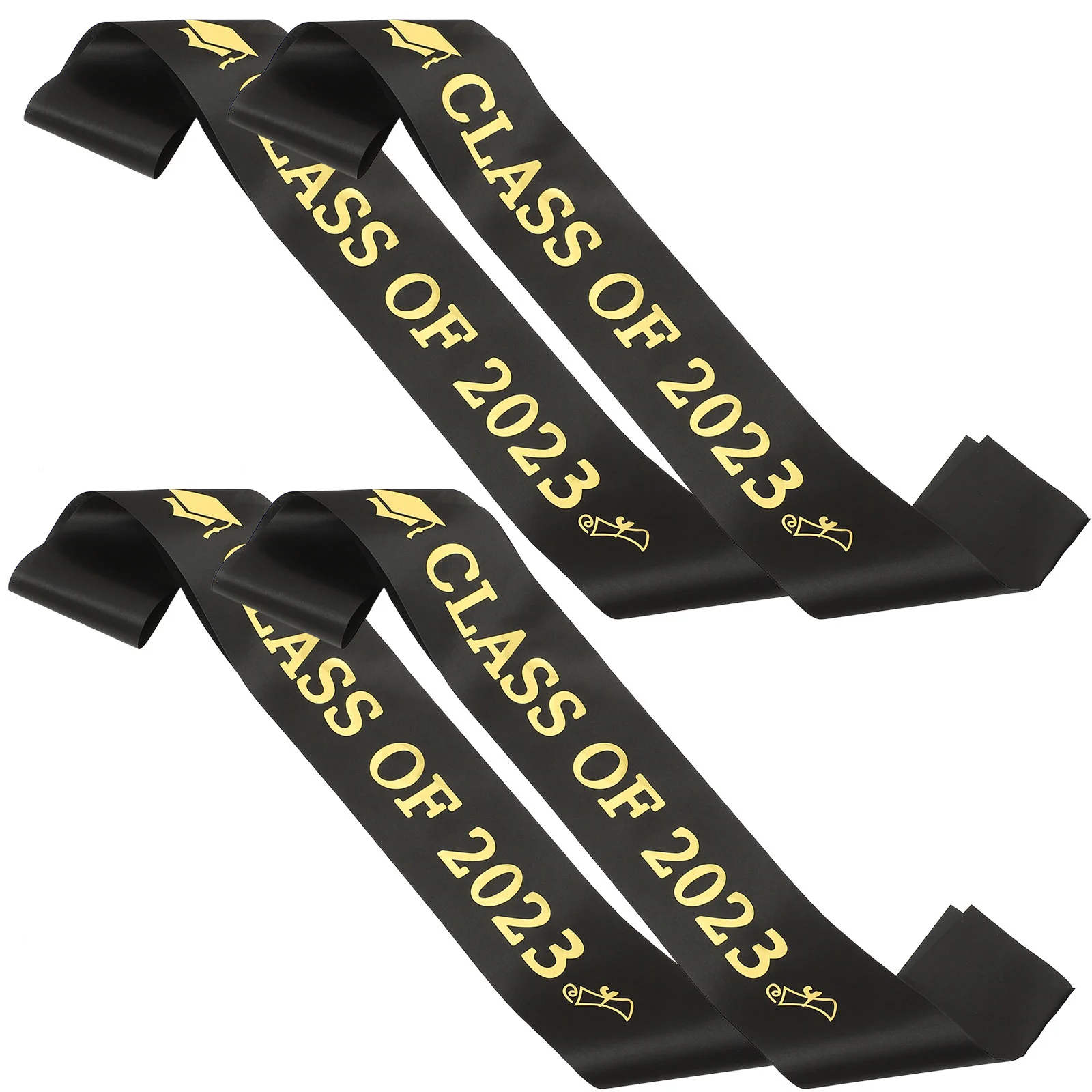 

4pcs Graduation Ceremony Sashes Class Of 2023 Graduation Sashes Photography Props Shoulder Strap Party Graduation Sash Decors