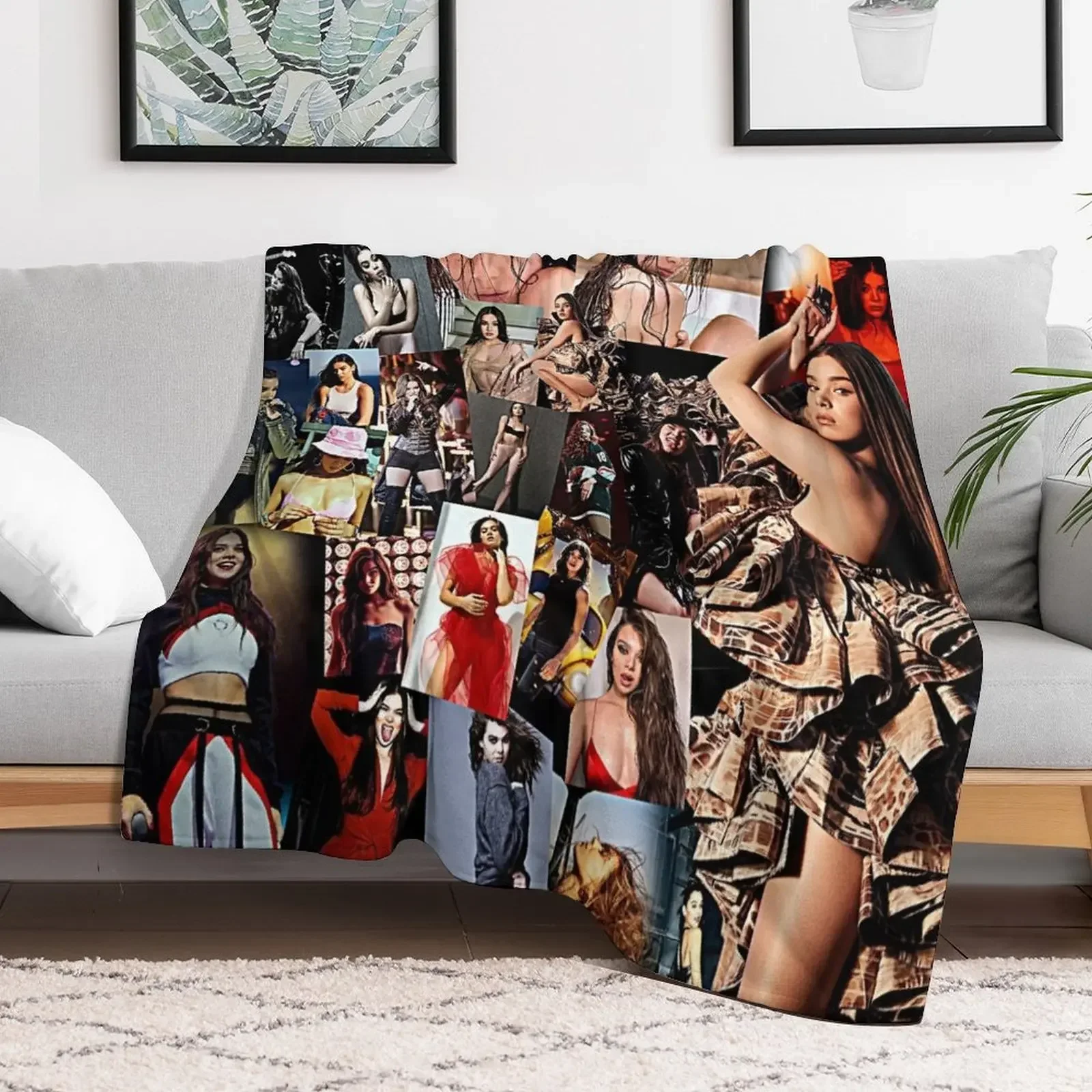 Пушистое одеяло Hailee Steinfeld для дивана