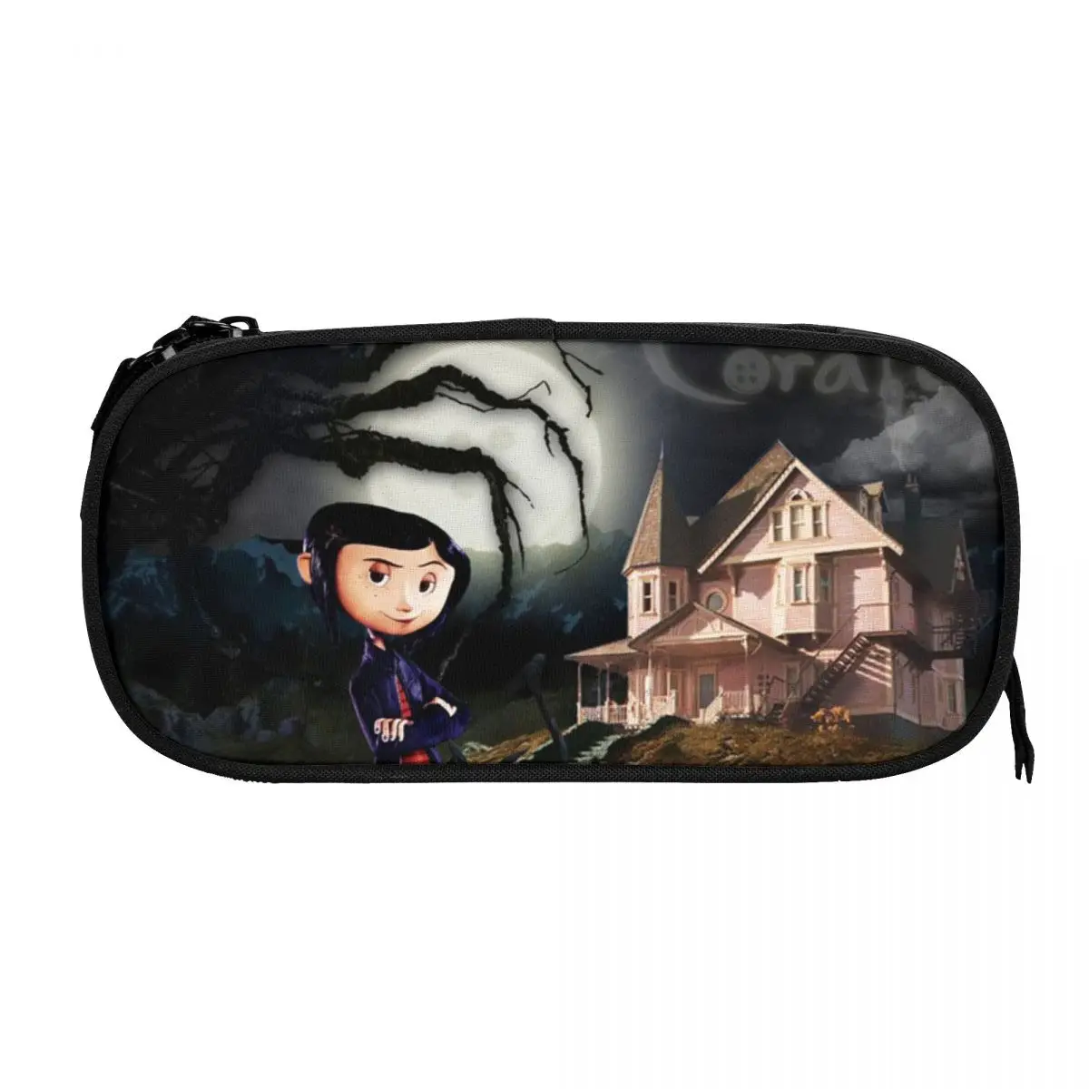 Student School Anime Zipper Pen Bag Child Stationery Bag Pencase Gift