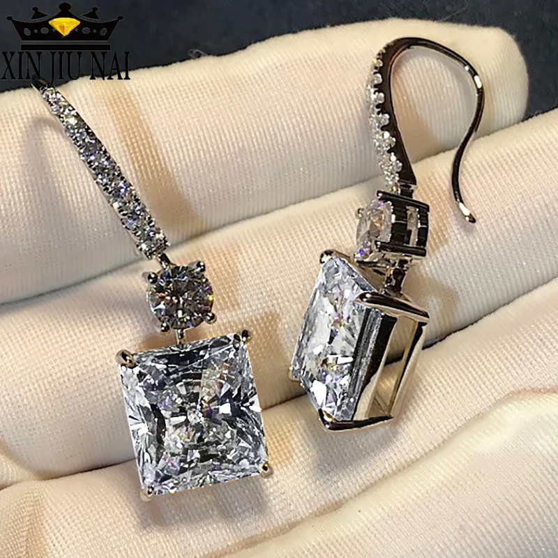 Новинка 2020 набор из 18-каратного яркого белого золота с бриллиантами женские