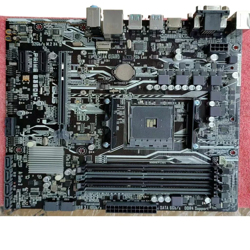 Для ASUS B350M K PLUS E A DRAGON AM4 R5500R5600GCPU DDR4