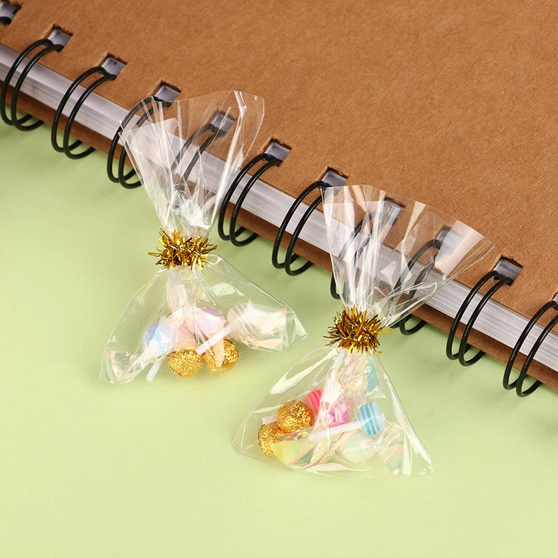 

Cute Simulation Dollhouse Miniature Chocolate Candy Lollipop Model Mini Food for Pretend Play Doll Kithchen Toy Accessories