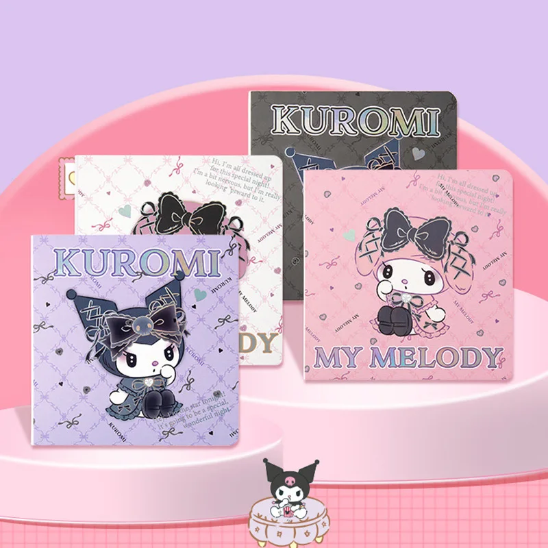 

80PCS Sanrio My Melody Kuromi Notebook Office School Supplies Drawing Sketch Blank Dotted Line Grid Page Planner Diary Notepad