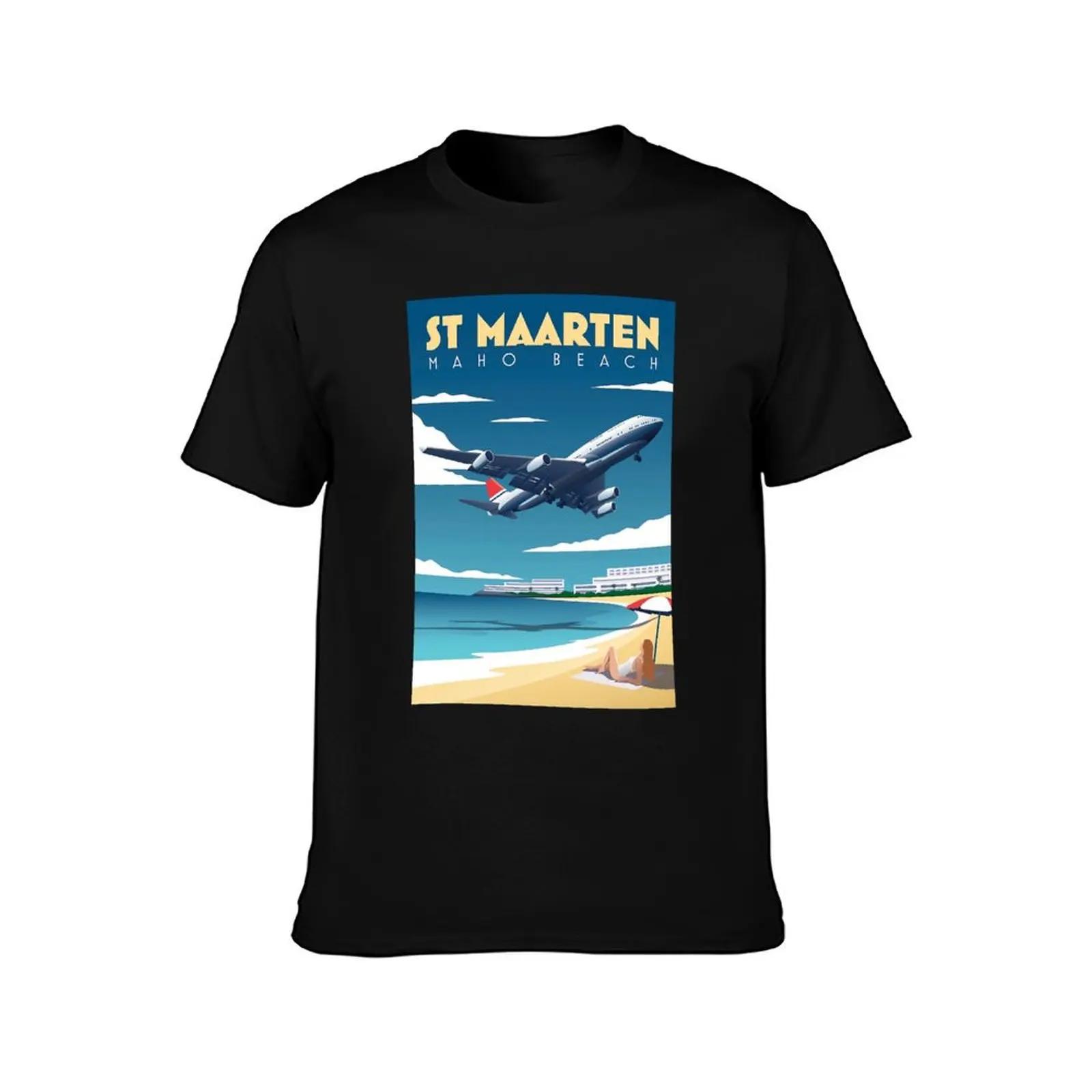 Maho Beach T-Shirt Блузка митные тяжелые футболки для мужчин