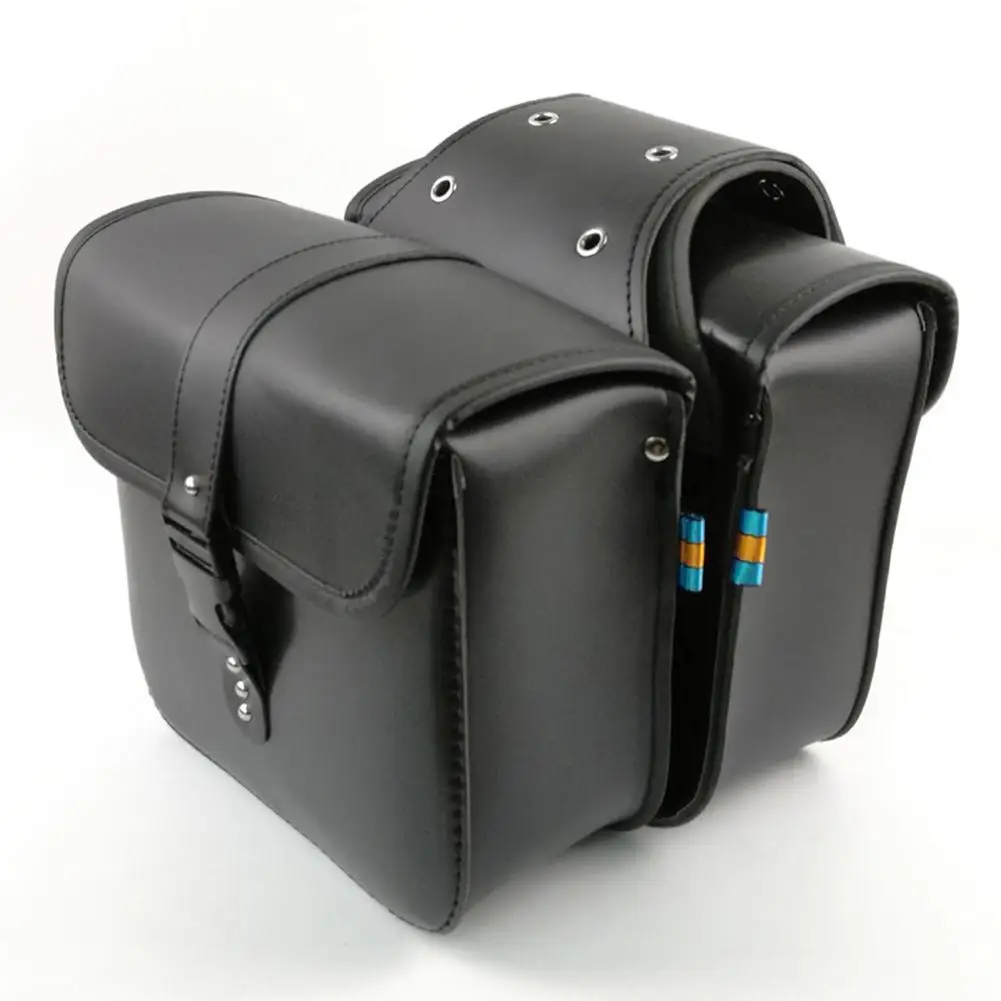 

Motorcycle Fittings Refit Side Luggage Leather Fabric Rider Bag Kit for Cruiser Side Bag Leather Side Tool Motorbike Accessories