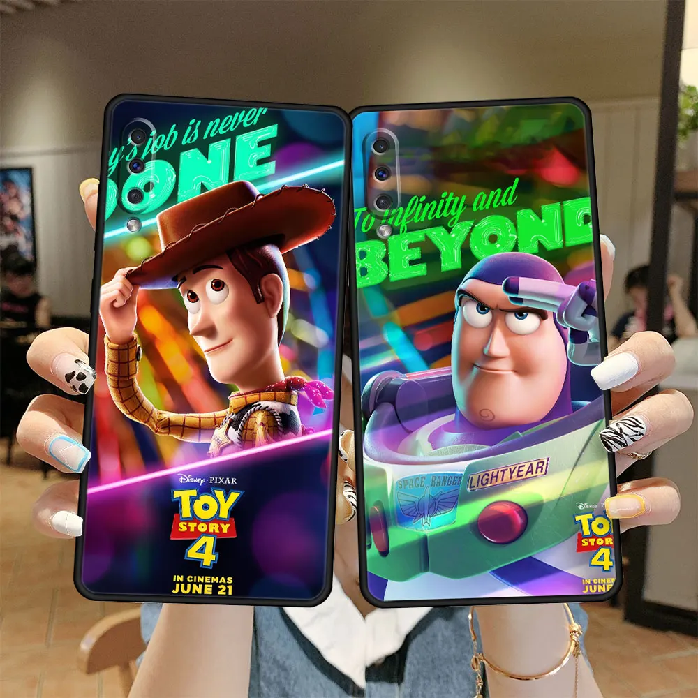 

Luxury Black Buzz Lightyear Case Cover for Samsung Galaxy A03s A50 A12 A11 A02s A13 A03 Core A21s A20e A10s A30 A23 A10 Phone