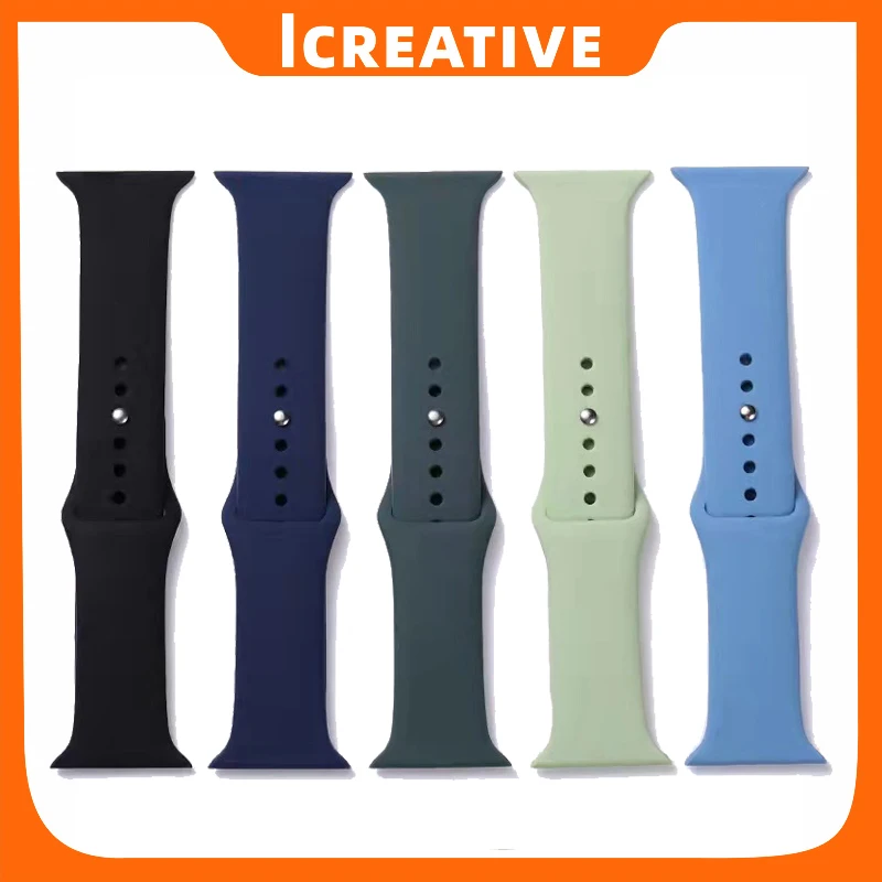 

Soft Silicone Band For Apple Watch Sport Strap Replacement Wristbands For Apple iWatch Series 5 4 3 42mm