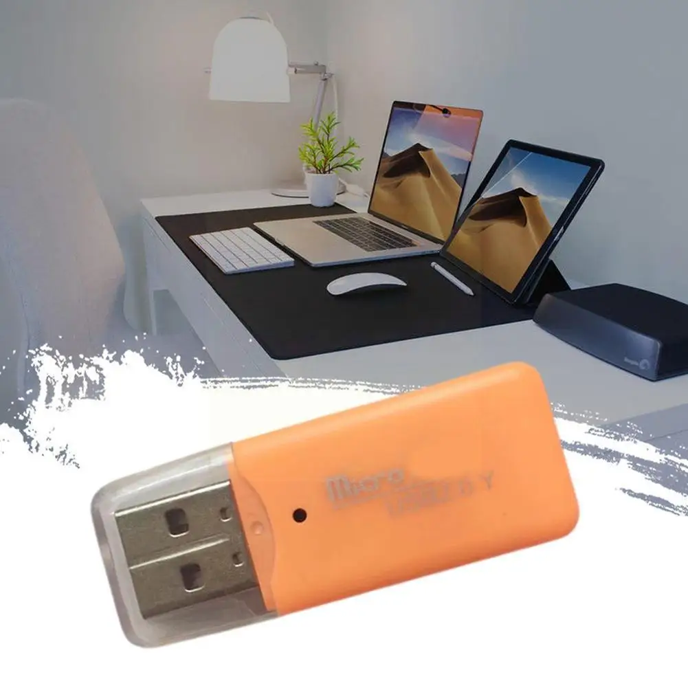 

High Quality Mini Usb 2.0 Card Reader For Micro Sd Card Tf Card Adapter Plug And Colourful Choose From For Tablet Pc C8h7