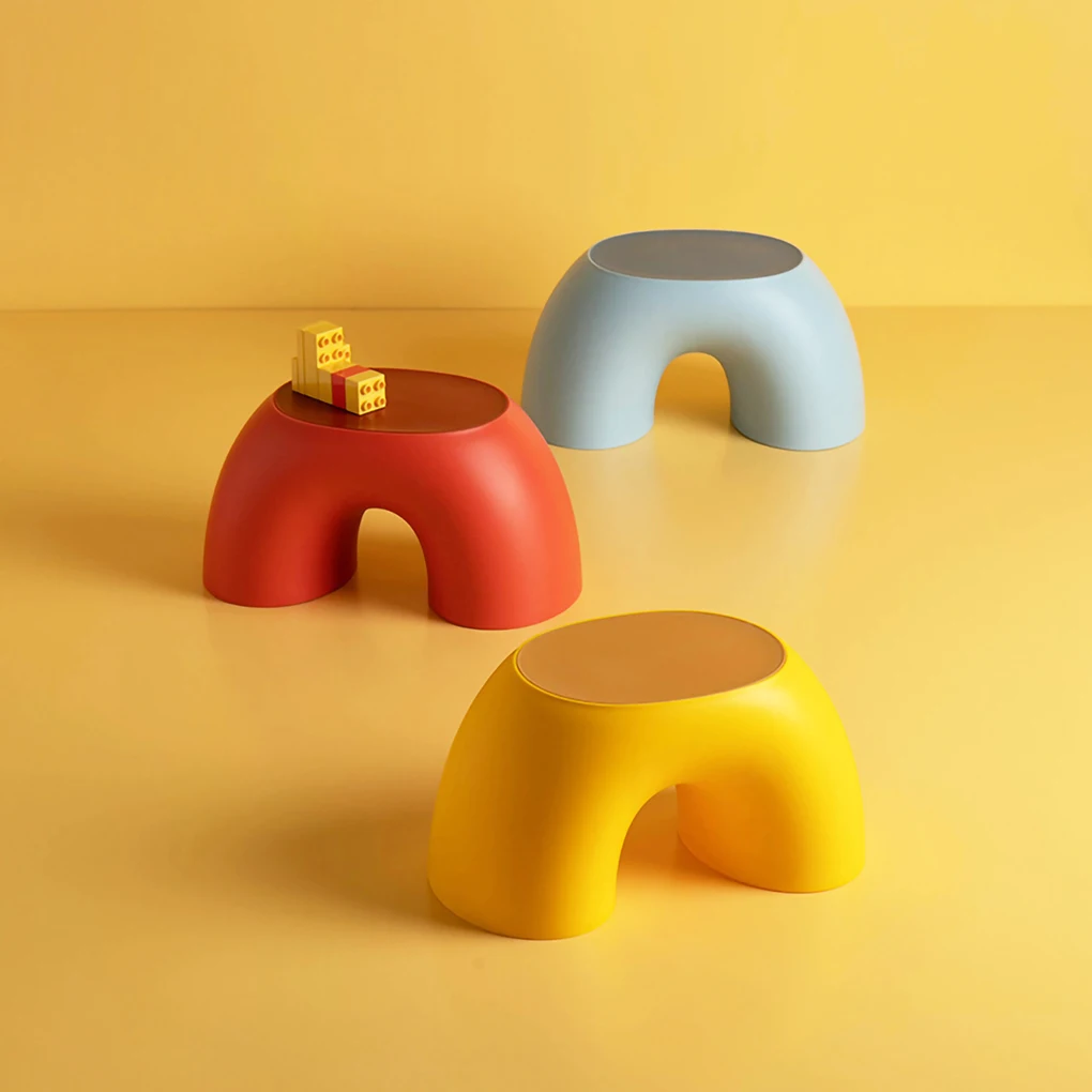 

Anti-Slip Home Indoor Chair Children Stool Footboard Indoor Furniture Children Stool Toy Sofa Stool Children Chair Rainbow Chair