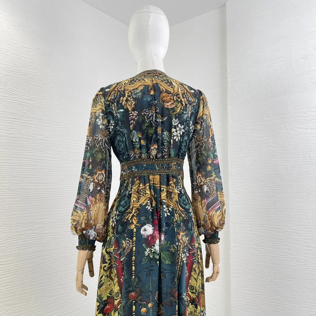 Рисунок 6 - Женское платье миди из чистого шелка