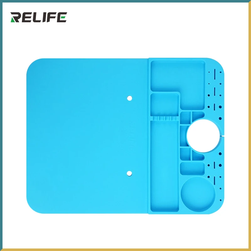 

RELIFE High Insulation Pad Super Silicone Micro Soldering Mat Suit for All B1 Microscope Base RL-004M With Storage Slot