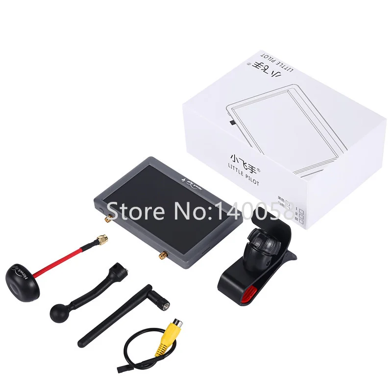 Hawkeye Small Pilot 4, 5,8G, 48 каналов, двойной приемник, 5-дюймовый монитор, встроенный двойной приемник, дисплей, передача изображения FPV (art.: 3920cc71c3bbe) - 3920cc71c3bbe