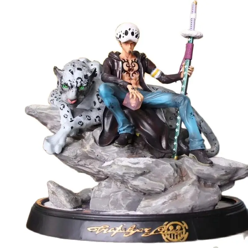 

Anime One Piece Wanted Trafalgar Law Sitting Ver. GK PVC Action Figure Statue Collectible Model Kids Toys Doll Gifts