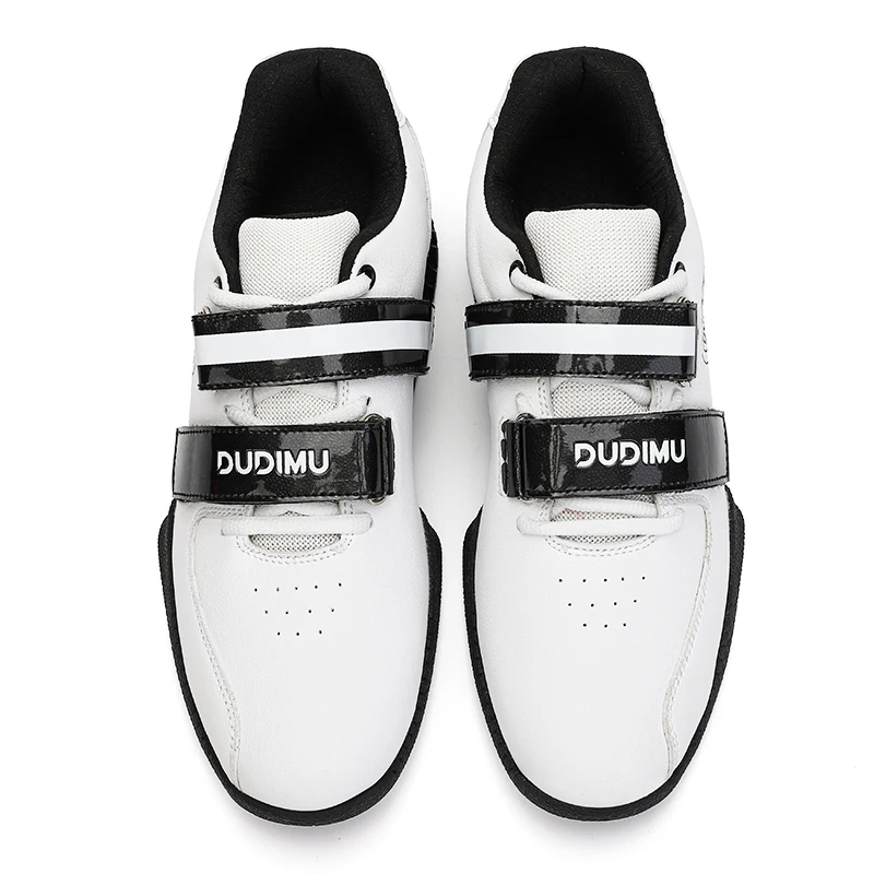 

New Cool Men Women Weight Lifting Shoes Plus Size Leather Gym Shoes Men Brand Designer Squat Shoes for Couples Rubber Sneakers