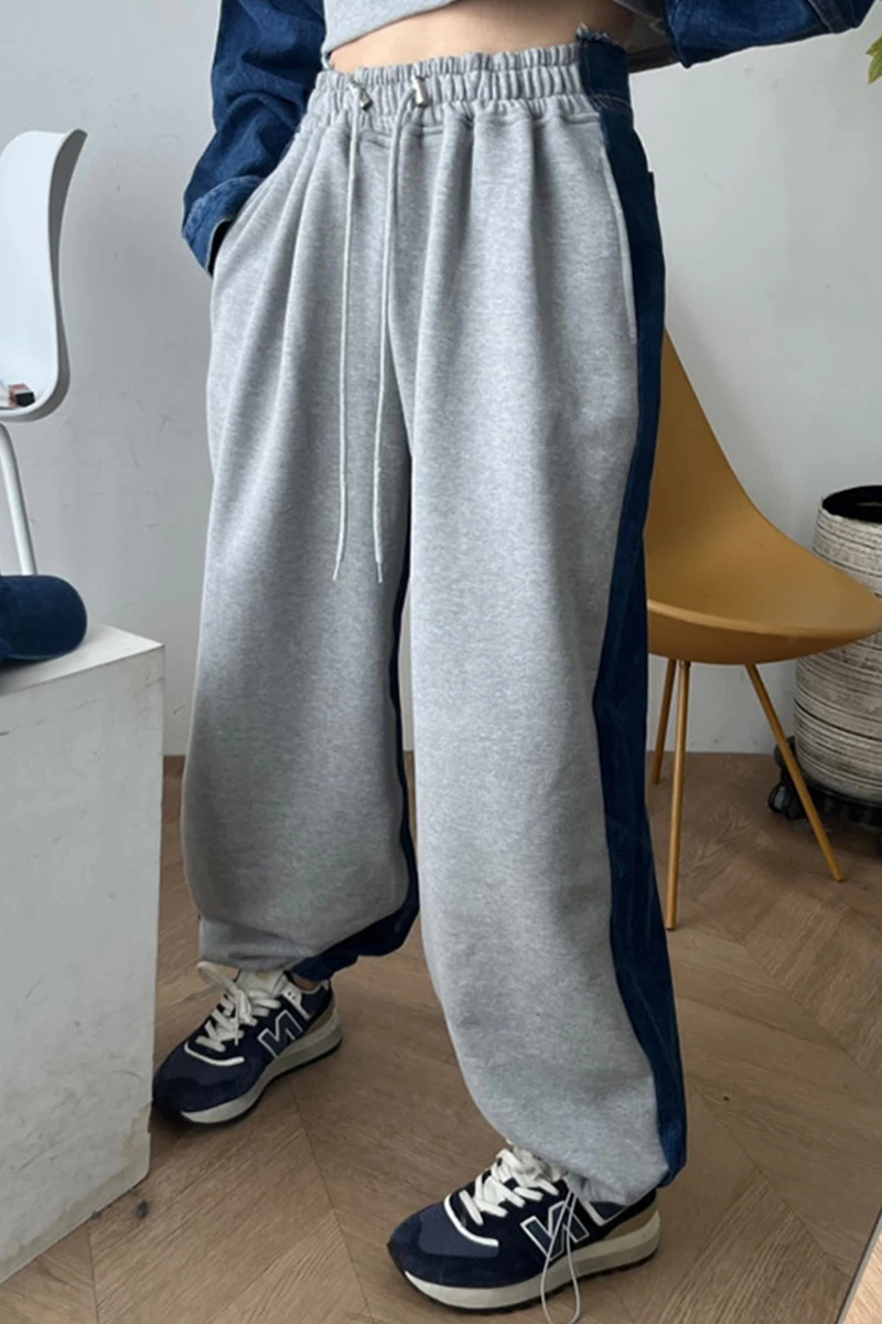 SuperAen корейские шикарные осенние и зимние нишевые прямые повседневные брюки с