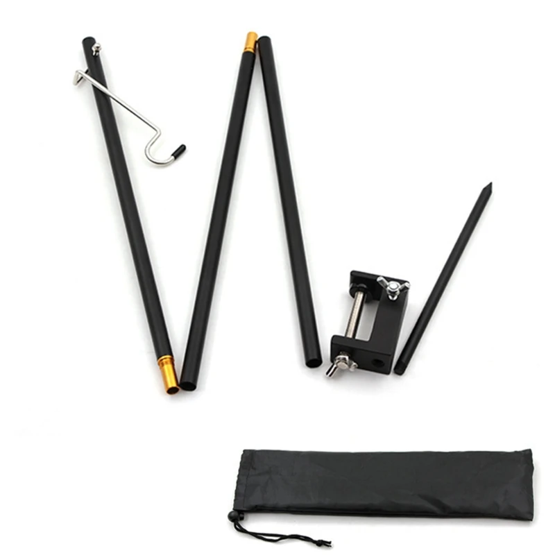 

Outdoor Camping Portable Light Stand Set Camping Tent Lantern Stand Ultra Lightweight Lamp Post Collapsible Light Pole
