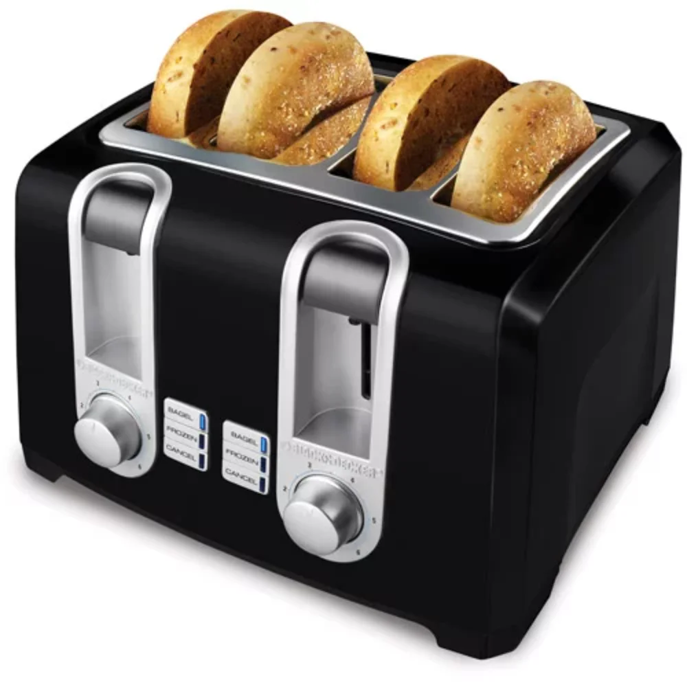 

toasterBlack & Decker Extra Lift 4-Slice Black Toaster