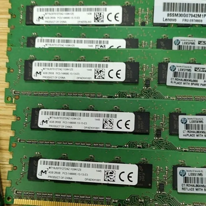 Micron DDR3 ECC RAMs 4 Гб 1866 МГц Серверная память ddr3 4 Гб 2Rx8 PC3-14900E-13 Серверная память компьютера