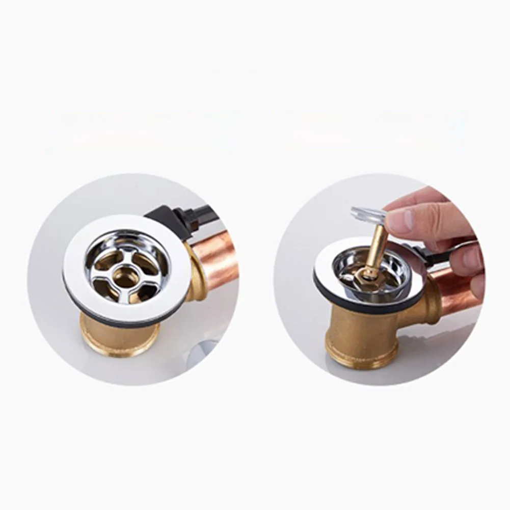 

Manual Lift Type Bathtub Stopper Sealing Cover For Brass Bathtub Sealing Pop-Up Water Plug Hair Catcher Filter Bath Hardware