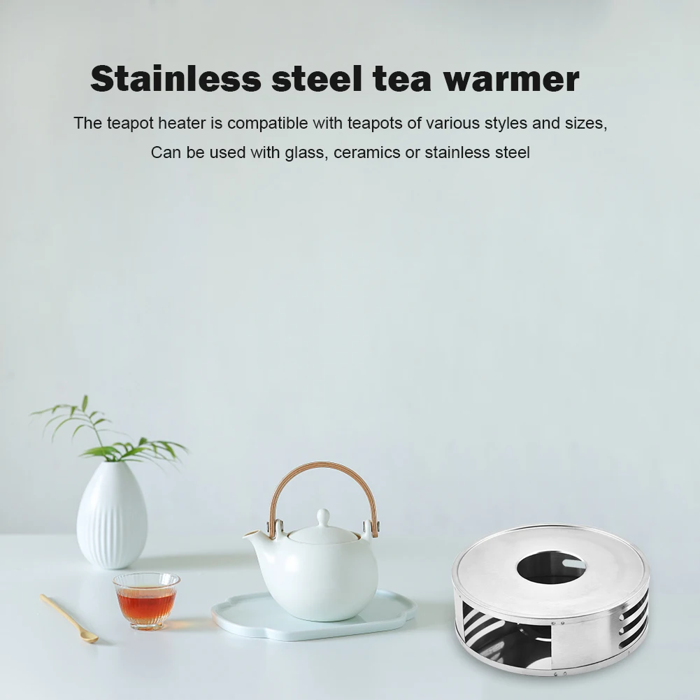 

Чайник из нержавеющей стали, термостойкий портативный чайник, нагреватель, плита, стабильный, с отверстиями, защита от ржавчины, для горячих...