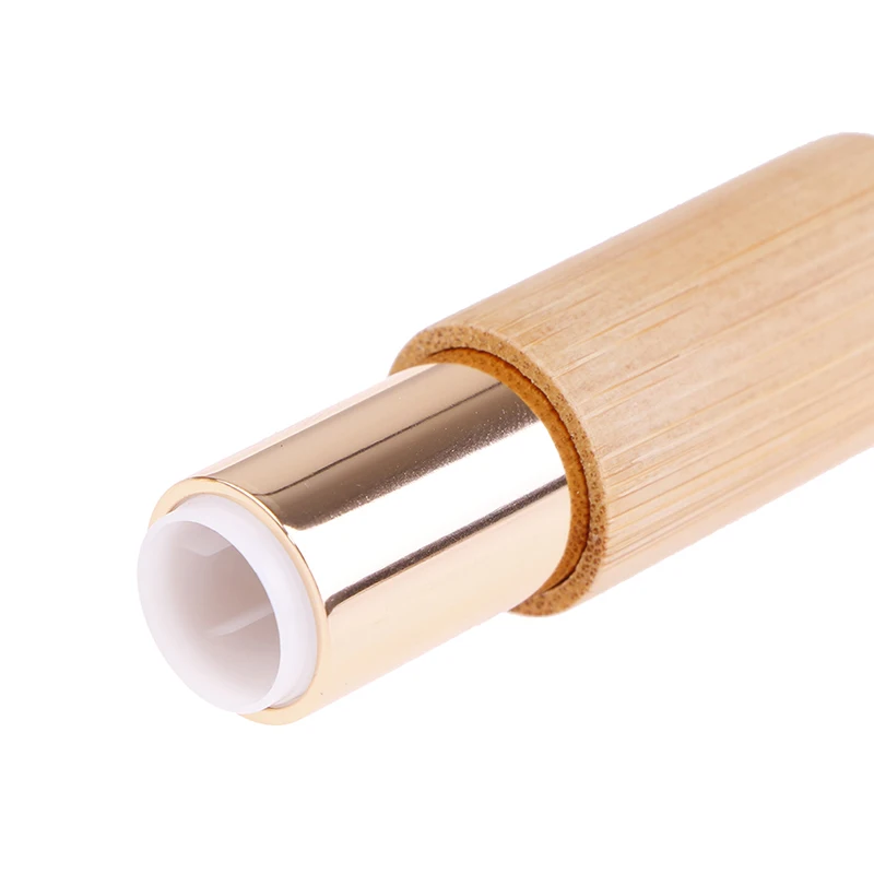 4G 1 шт./лот Золотой Серебряный бамбуковый тюбик для губной помады высшего класса