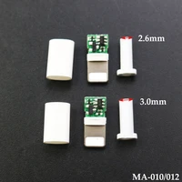 1sets wire bonding type ios usb male plug for iphone with chip board connector diy charging line plug cable adapter parts