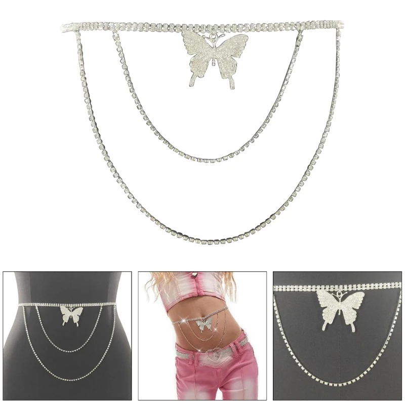 

652F Лидер продаж, пояс для девушек для банкета, ювелирные изделия для костюма Idol, ювелирные изделия для тела, ультрамигающие поясные ремни для джинсов