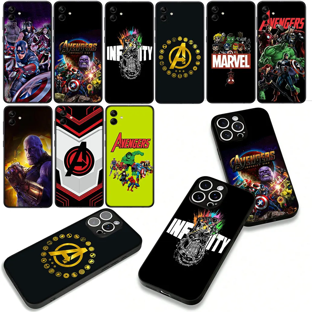 Чехол Marvel Avengers Thanos Super Hero для Xiaomi Redmi Note 14 13 12 13C 14C 12C 8 Pro Plus + 9C NFC 9A Note14