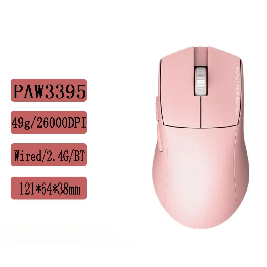 Беспроводная Проводная Bluetooth-мышь REDRAGON G49 тройной режим Paw3395 легкая