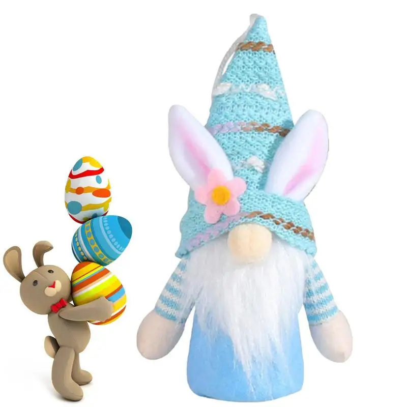 

Light Up Bunny Gnomes Gnome Plush Decor With LED Lights Faceless Doll Gnome Plush Decor With Bendable Long Hat Light Up Easter