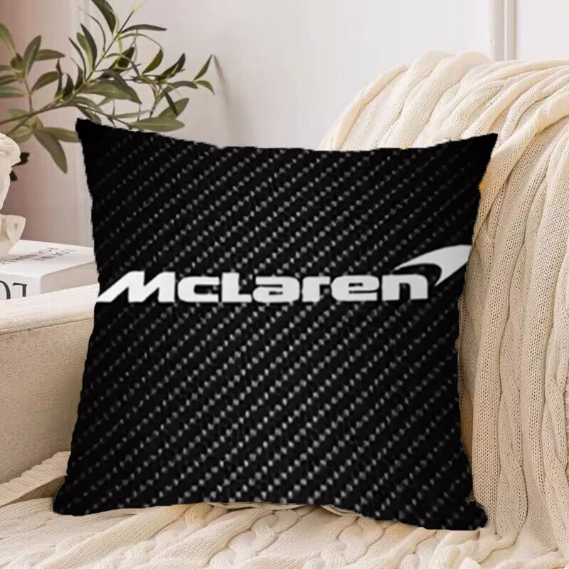 

Двухсторонний принт, Короткие Плюшевые Декоративные подушки Mclaren для кровати, Декор для дома, двойные Чехлы, постельное белье