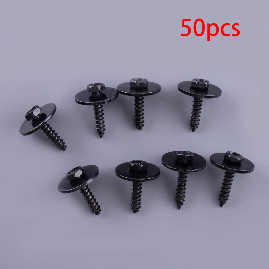 

Прочные металлические крепежные винты 7 мм с шестигранным узором для кузова автомобиля, крыла, бампера, универсальные аксессуары для автомо...
