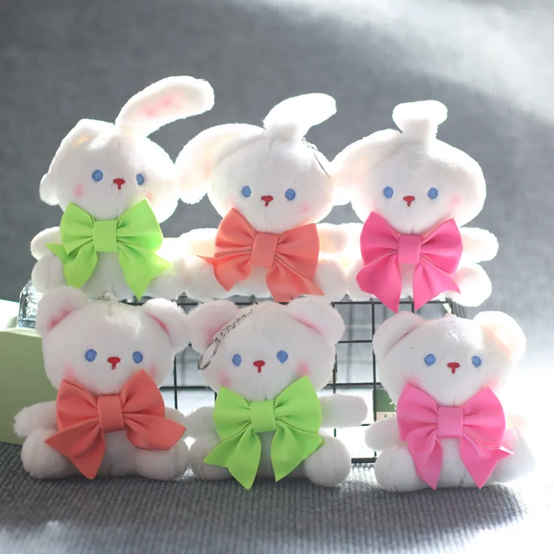 Новое поступление украшение красный милый галстук-бабочка кролик подвеска