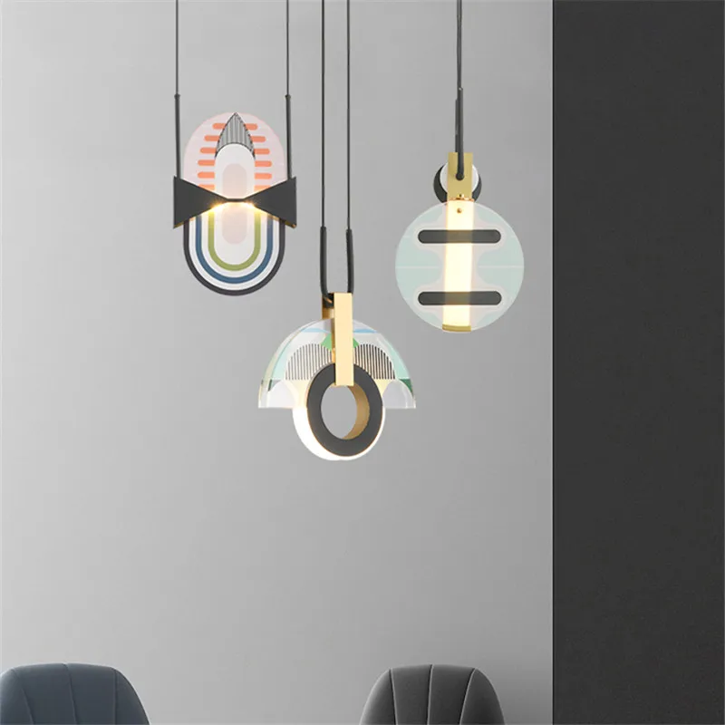 Подвесной светильник Майами итальянская стеклянная лампа декоративное