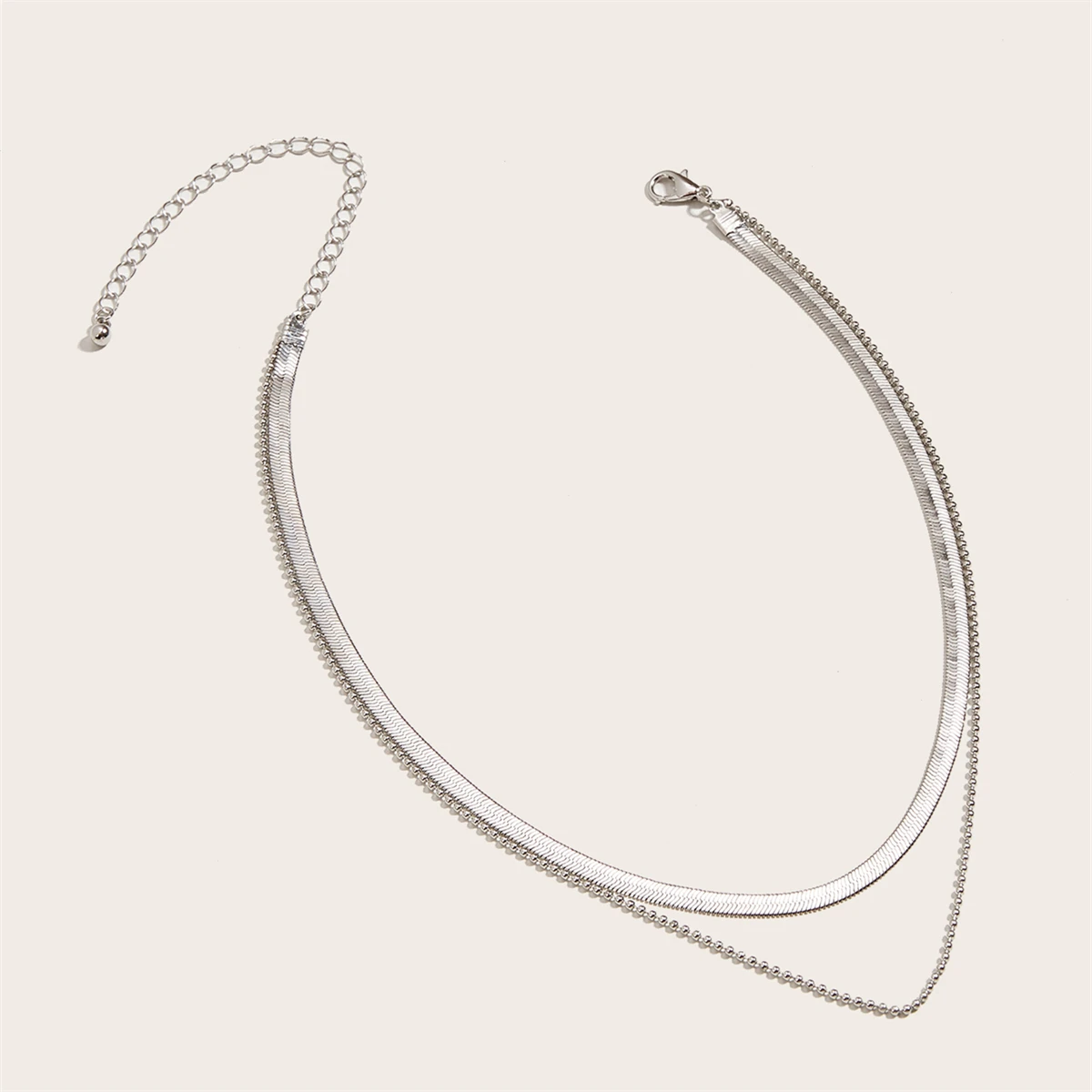 Trendy Gold Double Necklace Necklaces for Women Chain Fashion Jewelry collares para mujer |