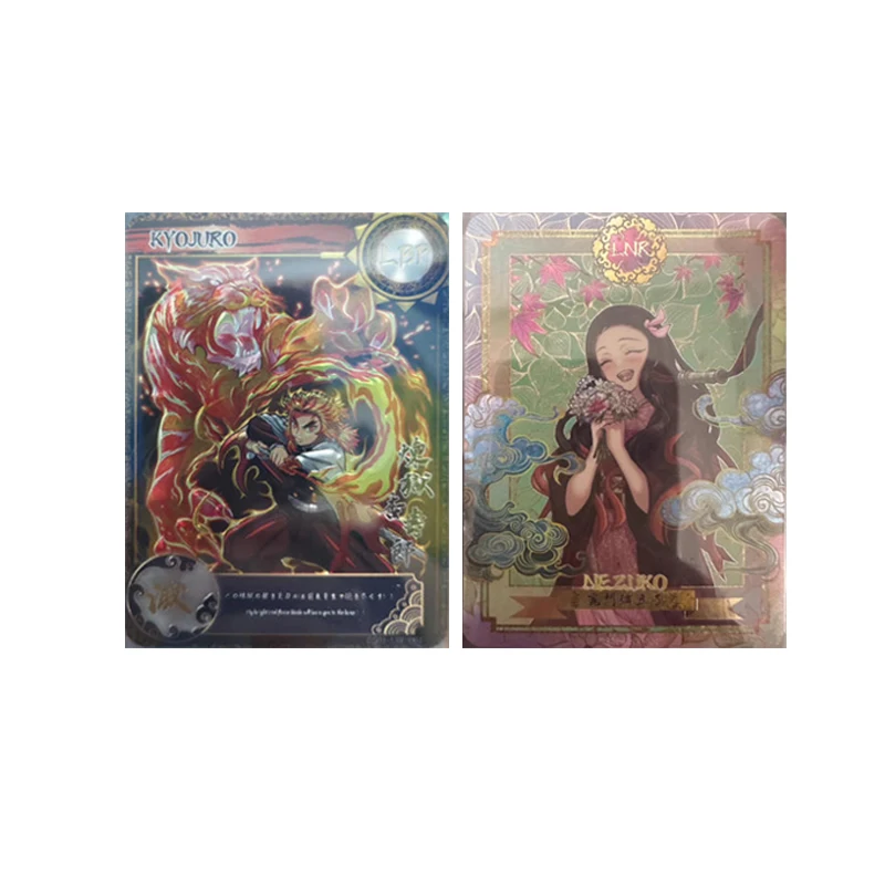 Фото Aikaho Demon Slayer Kanroji Mitsuri Rengoku Kyoujurou Tomioka Giyuu Коллекционные карты Рождественский подарок на день рождения игрушка для детей №3