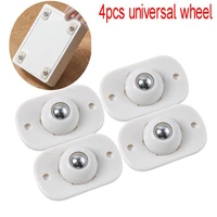4pcslot 360 degree caster universal wheels furniture storage box roller self casters self adhesive pulley for cabinet trash can