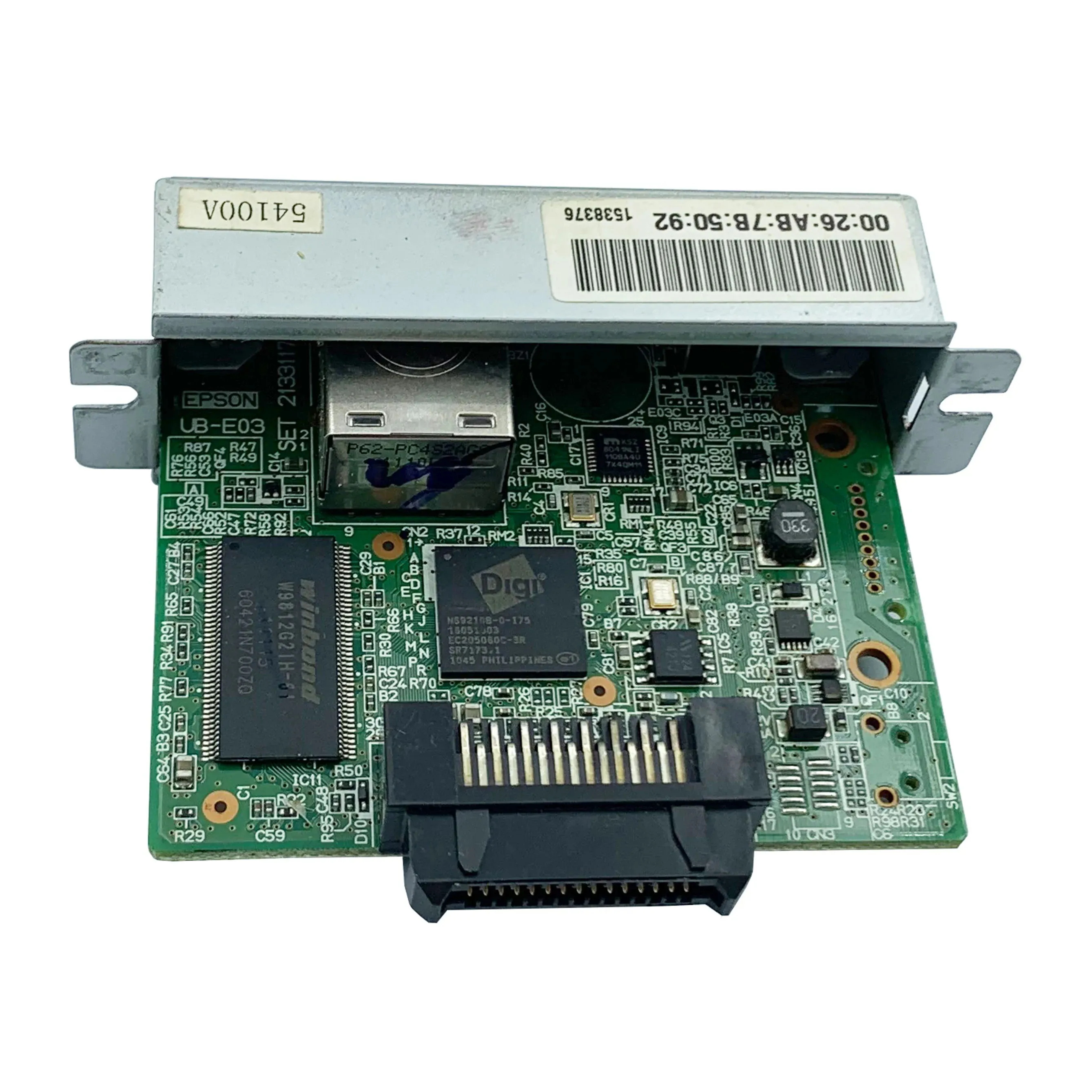 Фото Ethernet-интерфейс для Epson TM U220B 220PB 220PD 220PA TM T81 T82II T88III T88IV T88V T70 T90 T86L UB-E03 UB-E02 C32C824541 №4